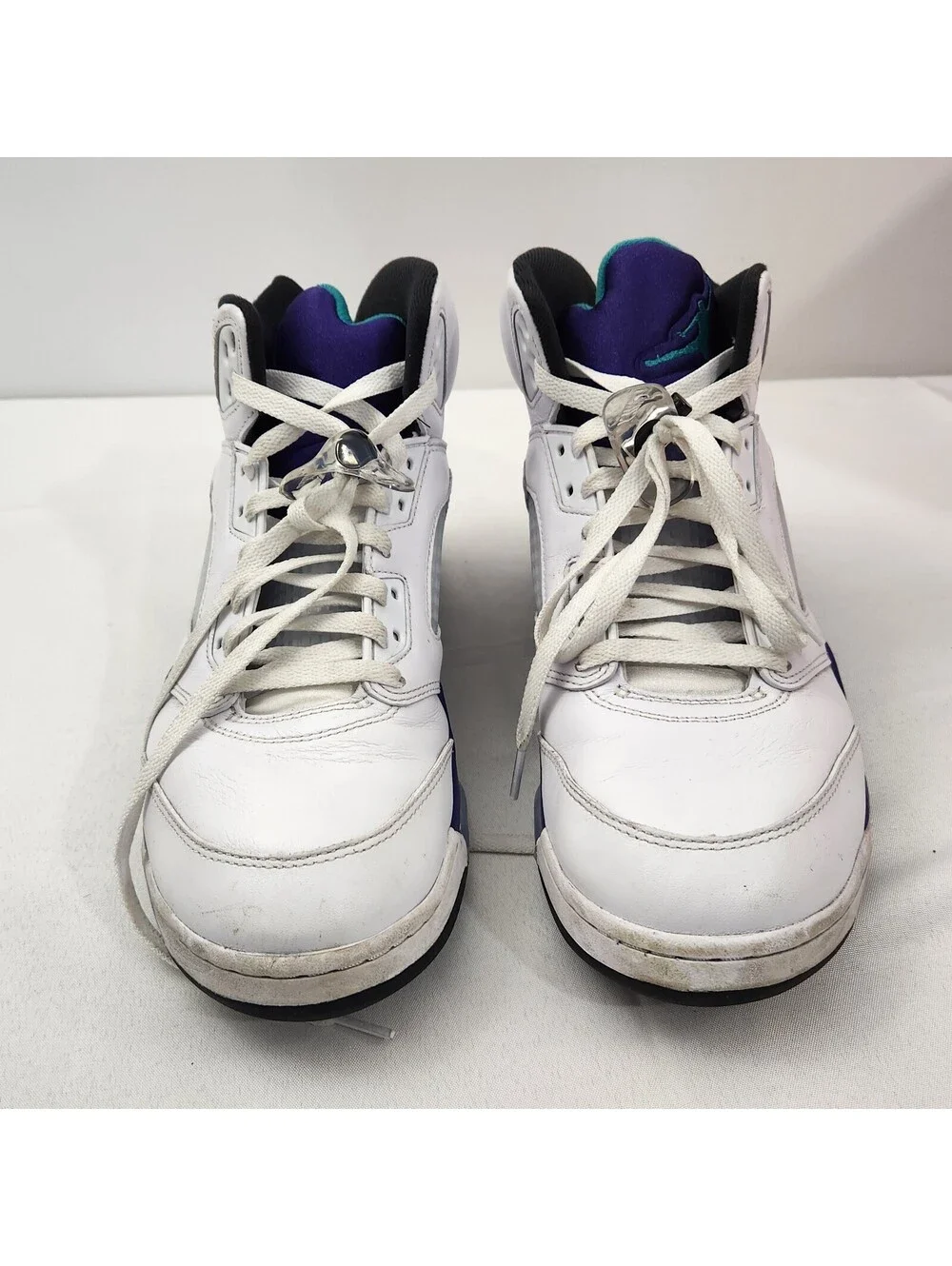 Nike Air Jordan 5 Retro 2025 Grape White Men's 10.5 High Top Basketball Shoes